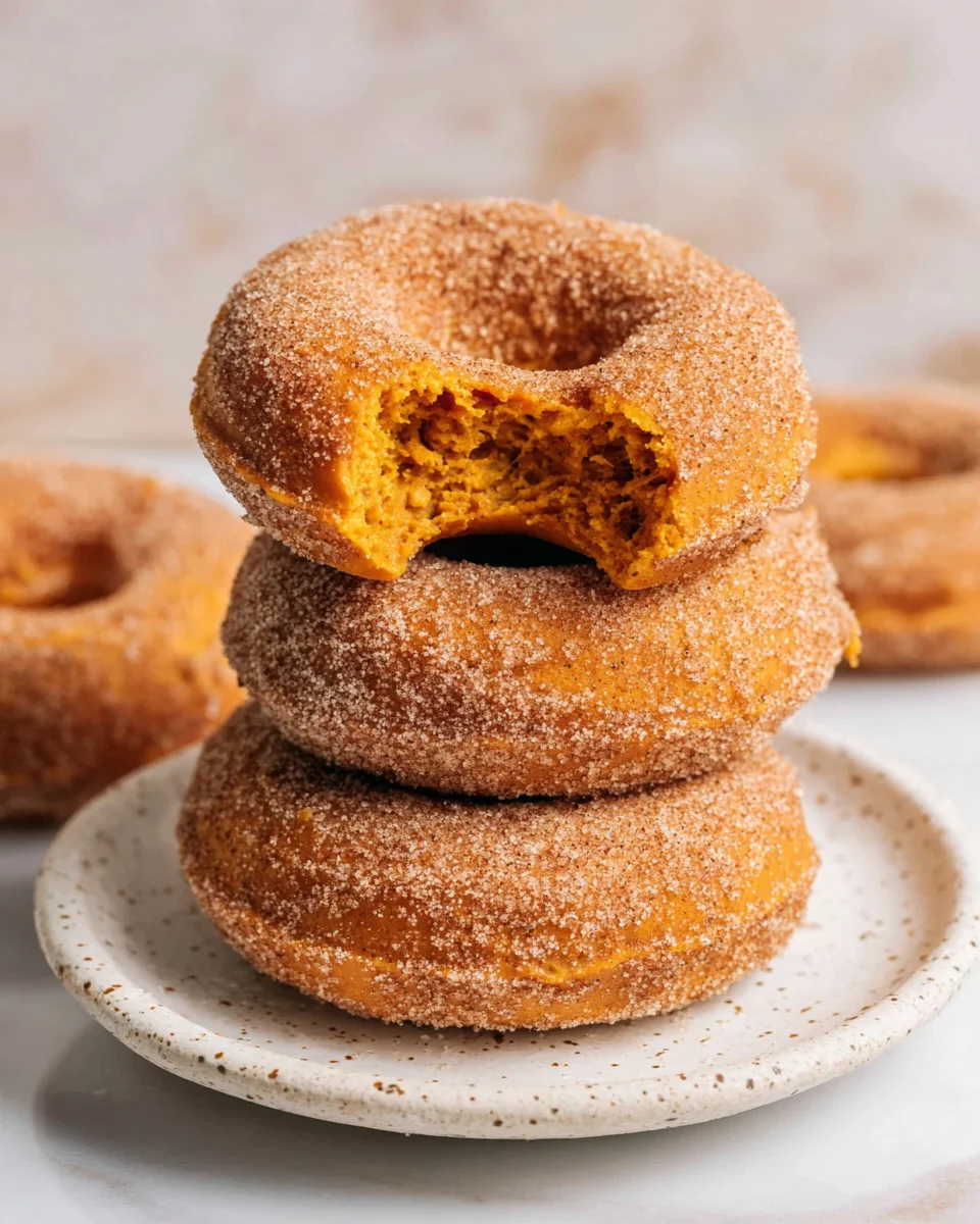 &nbsp;Baked Pumpkin Donuts