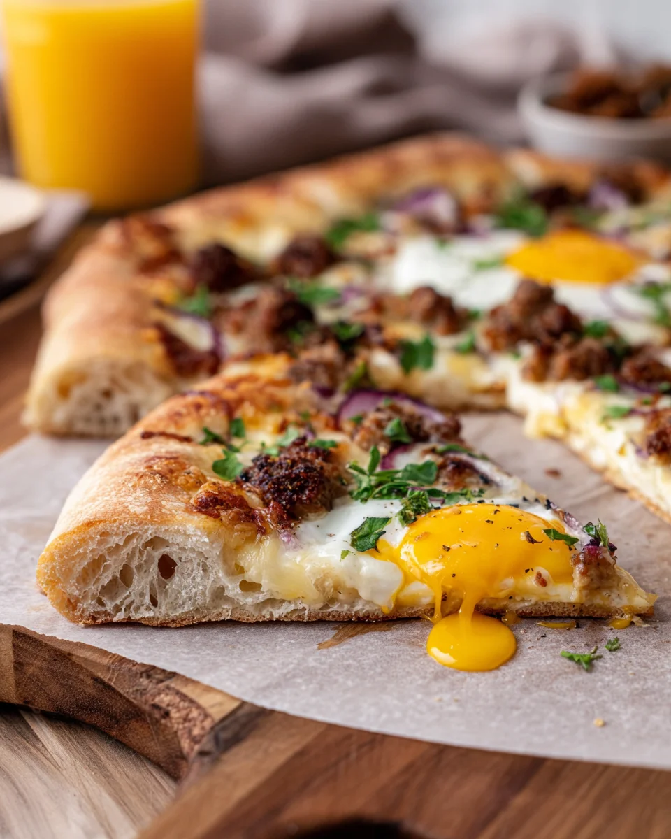 Sausage Breakfast Pizza