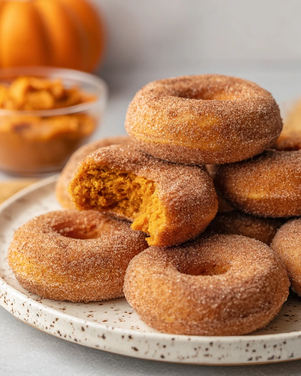 &nbsp;Baked Pumpkin Donuts