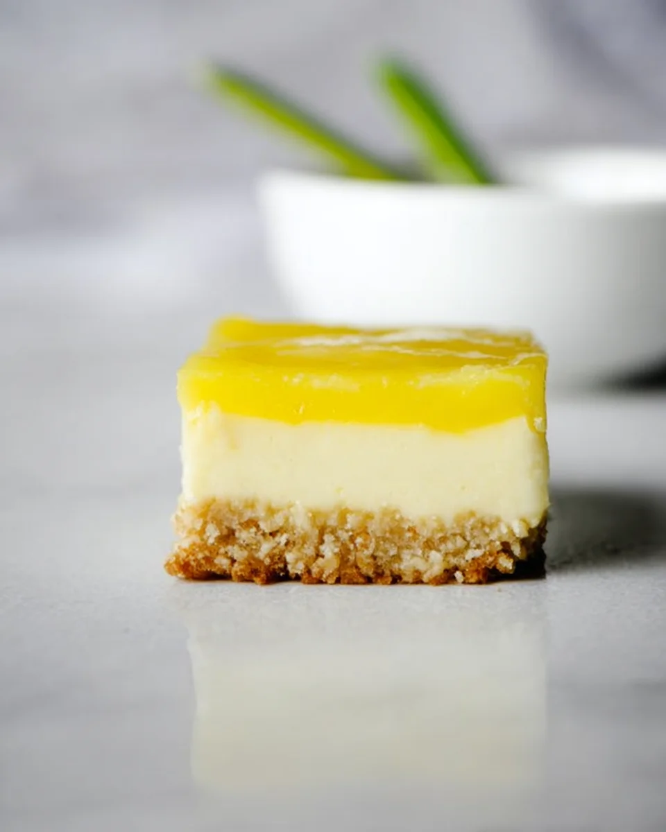 Easy Key Lime Cheesecake Bars