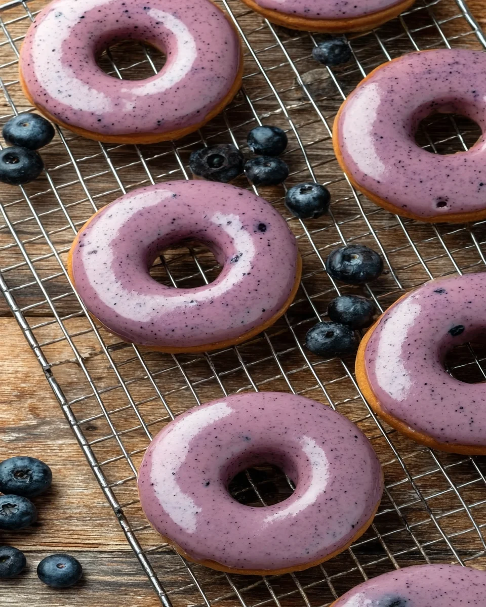 How to Make Baked Blueberry Cake Donuts