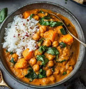 Sweet Potato and Chickpea Curry