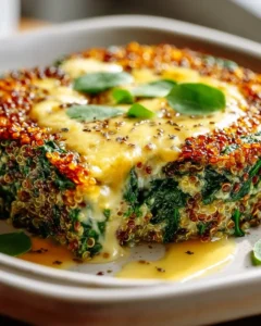 Healthy Quinoa Lentil Spinach Bake: Nutritious & Hearty Dish