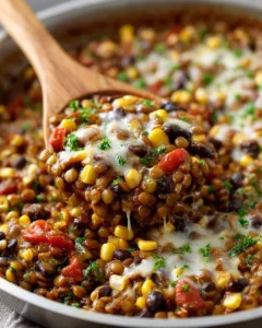 Vegetarian Mexican Lentils