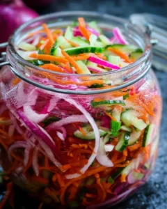 Quick Fridge Pickled Vegetables