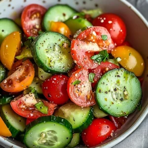Cucumber and Tomato Salad