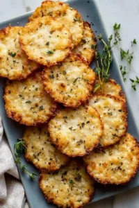 oven baked cottage cheese crackers