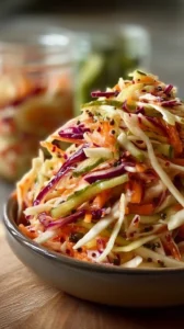 Sweet & Spicy Pickle Slaw