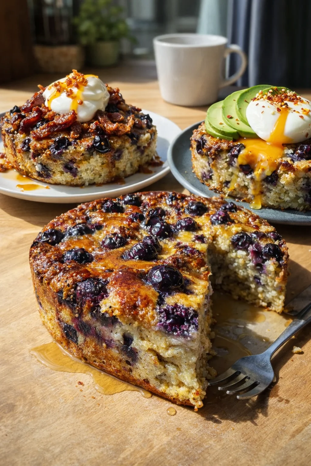 variations-placeholder.png Variation ideas for Wholesome Blueberry Quinoa Breakfast Bake – Mix Recipes Finds shown in a styled layout