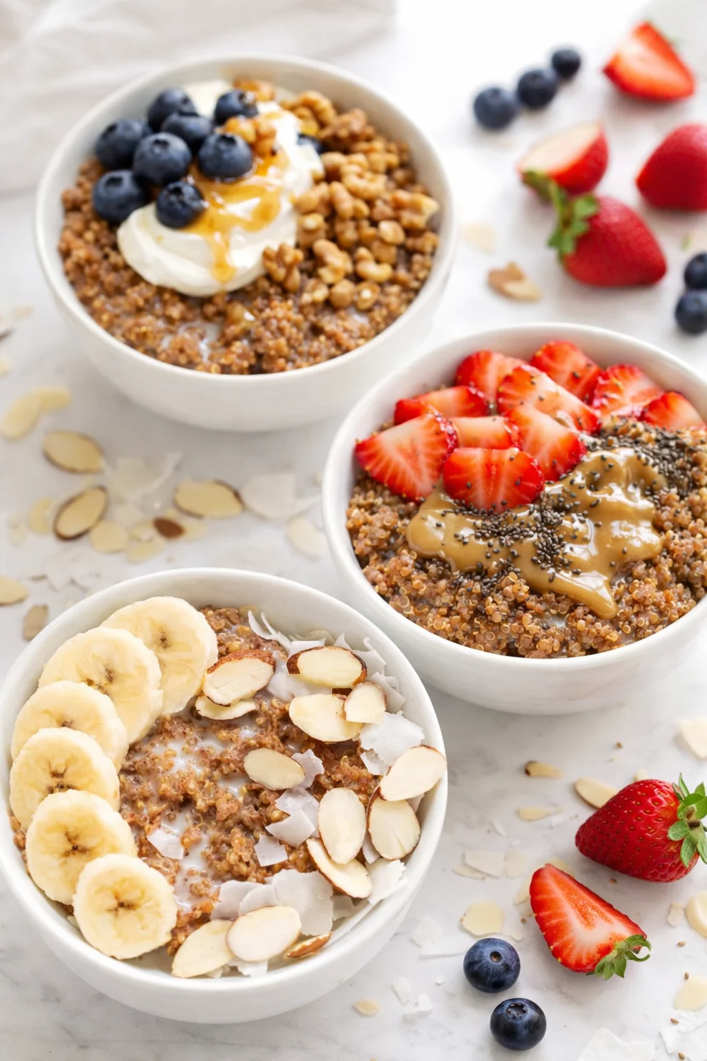 variations-placeholder.png Variation ideas for Quinoa Breakfast Bowls shown in a styled layout