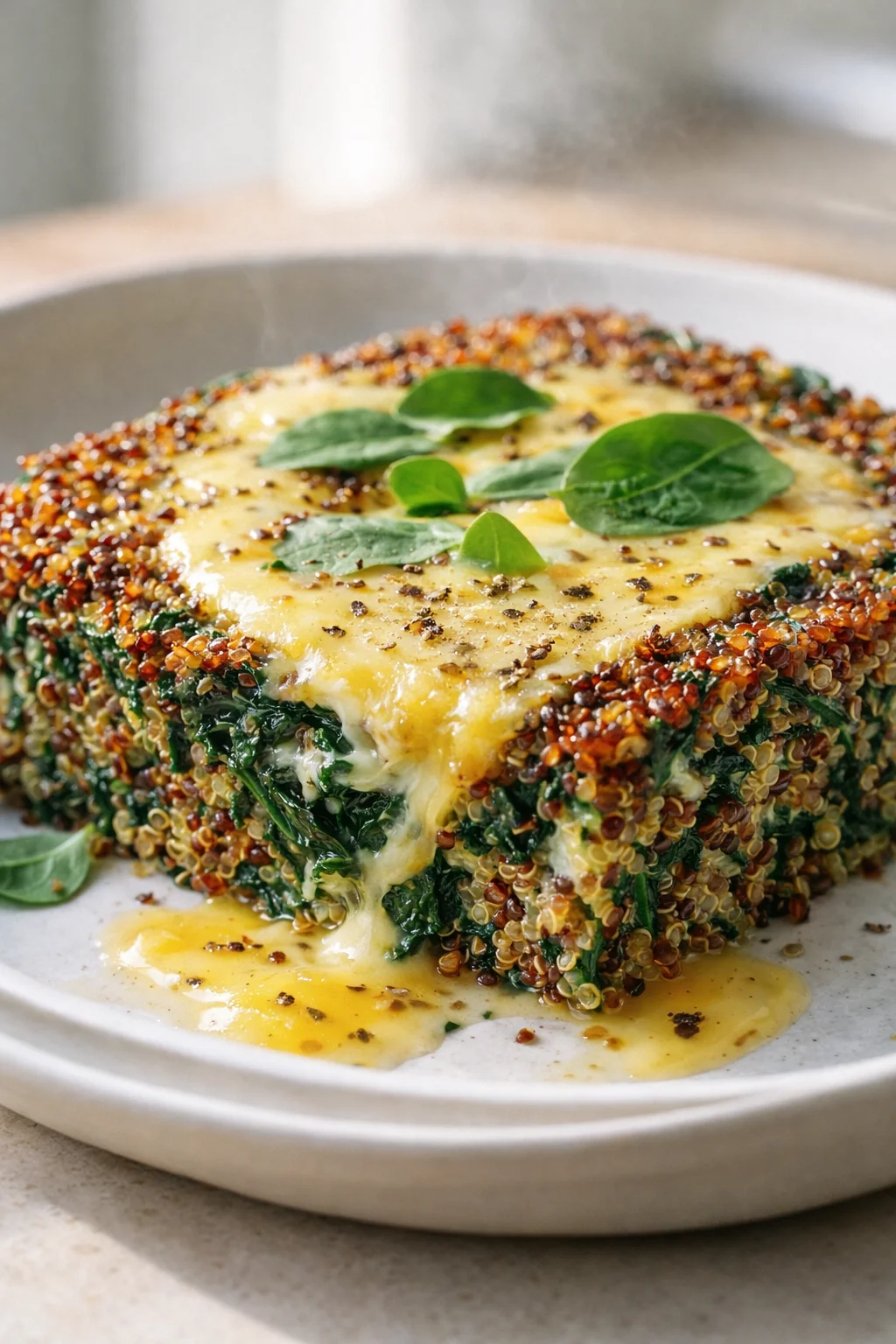intro_final_dish-placeholder.png Final plated Healthy Quinoa Lentil Spinach Bake: Nutritious & Hearty Dish - kitchenmoods served as a hero shot