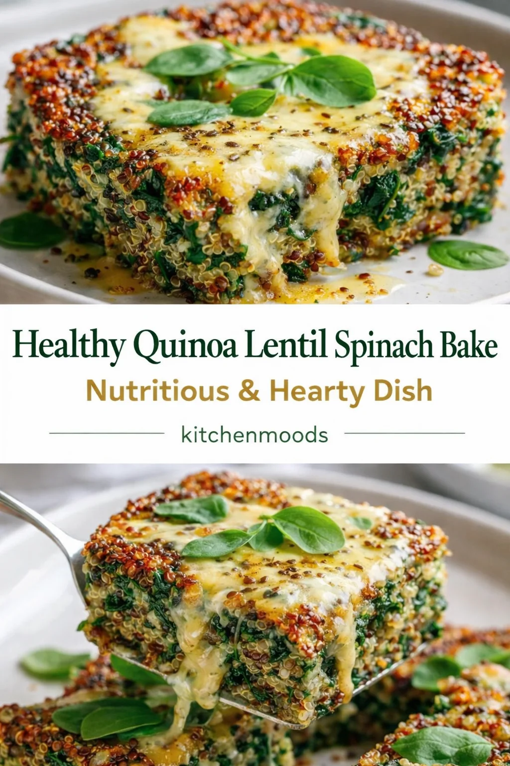 pre_faq_pinterest-placeholder.png Pinterest-style image for Healthy Quinoa Lentil Spinach Bake: Nutritious & Hearty Dish - kitchenmoods with centered text overlay