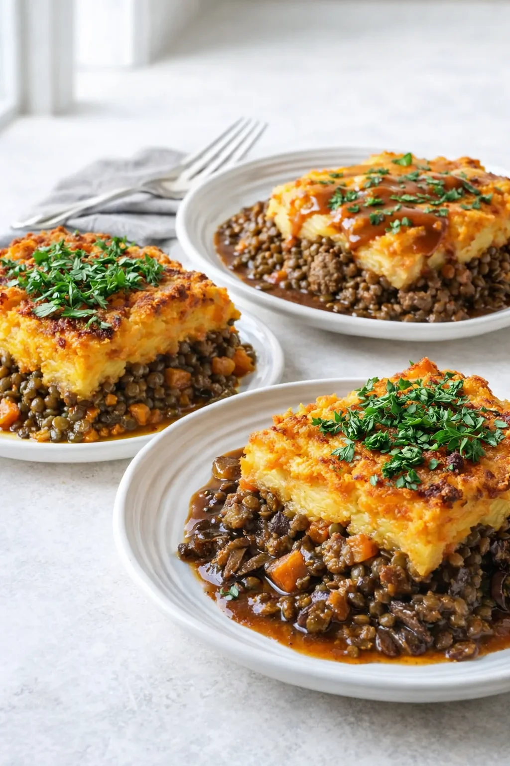 variations-placeholder.png Variation ideas for Irresistible Sweet Potato & Lentil Shepherd’s Pie: Comfort Food shown in a styled layout