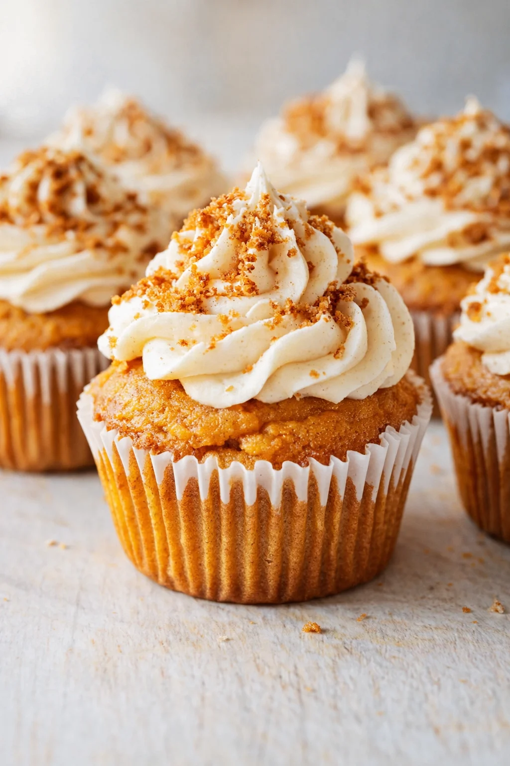 Final plated Delicious Sweet Potato Pie Cupcakes for Cozy Gatherings served as a hero shot