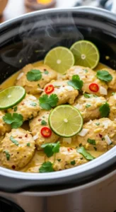 Easy Crockpot Coconut Lime Chicken